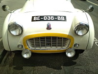 Triumph TR3 Coupé cabriolet, blanche (1955-62)(Lyon, 2020-06) (06)